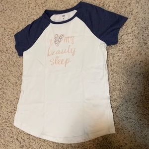 BNWOT Dip brand super soft raglan style sleep tee women’s size small